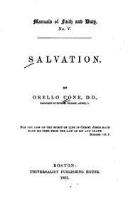 Cover of: Salvation