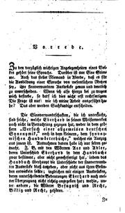 Cover of: Versuch einer Allgemeinen deutschen Synonymik in einem kritisch-philosophischen wörterbuche der ...