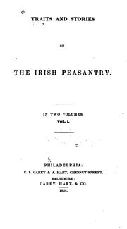 Cover of: Traits and Stories of the Irish Peasantry