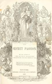 Cover of: The secret passion