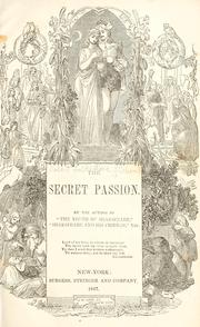 Cover of The secret passion