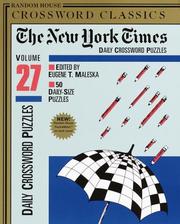 Cover of: New York Times Daily Crossword Puzzles, Volume 27 (NY Times)