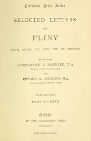 Cover of: Selected letters of Pliny by Pliny the Younger