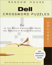 Cover of: Dell Crossword Puzzles, Volume 1 (Other)