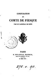 Cover of: Conjuration du comte de Fiesque [adapted from the Ital. of A. Mascardi].