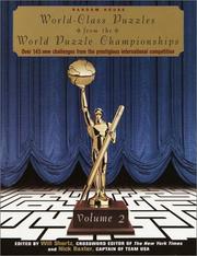 Cover of: World-Class Puzzles from the World Puzzle Championships, Volume 2 (Other)