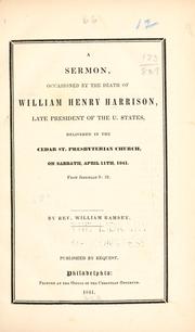 Cover of: A sermon