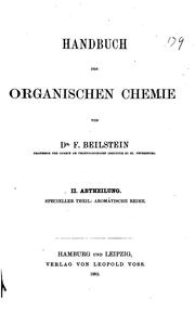 Cover of: Handbuch der organischen Chemie v. 1 by Friedrich Konrad Beilstein