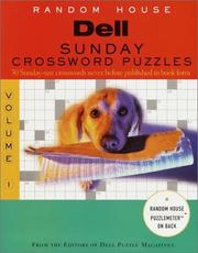 Cover of: Dell Sunday Crossword Puzzles, Volume 1 (Other)