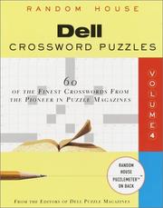 Cover of: Dell Crossword Puzzles, Volume 4 (Other)