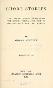 Cover of: Short stories by George Meredith