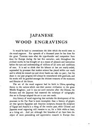 Cover of: Japanese Wood Engravings: Their History, Technique and Characteristics
