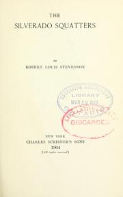 Cover of: The  Silverado squatters by Robert Louis Stevenson