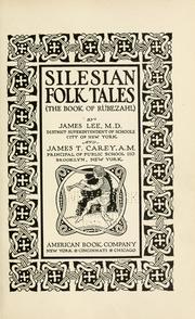 Cover of: Silesian folk tales (the by Lee, James