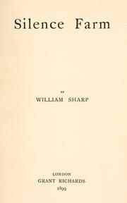 Cover of: Silence farm. by Sharp, William