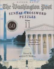 Cover of: The Washington Post Sunday Crossword Puzzles, Vol. 11