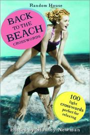 Cover of: Random House Back to the Beach Crosswords (Vacation)