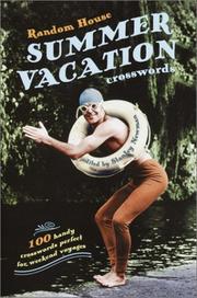 Cover of: Random House Summer Vacation Crosswords (Vacation)