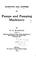 Cover of: Questions and Answers on Pumps and Pumping Machinery