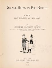 Cover of: Small boys in big boots: a story for children of all ages