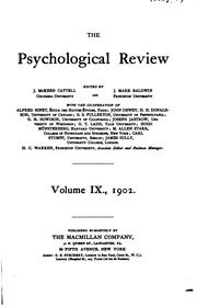 Psychological Review by American Psychological Association