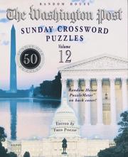 Cover of: Washington Post Sunday Crossword Puzzles, Volume 12 (Washington Post)
