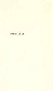 Cover of: Socialism, its growth and outcome by William Morris