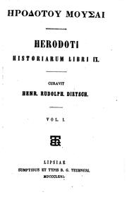 Cover of: Historiarum libri IX by Herodotus