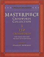 Cover of: Random House Masterpiece Crosswords Collection (RH Crosswords) by Stanley Newman