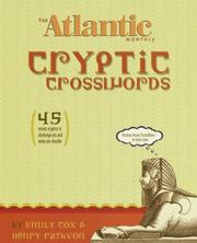 Cover of: Atlantic Monthly Cryptic Crosswords, The (Other)