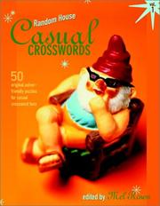 Cover of: Random House Casual Crosswords, Volume 1 (Other)