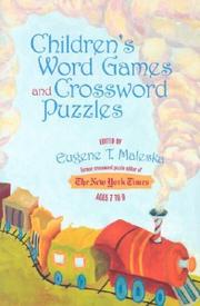 Cover of: Children's Word Games and Crossword Puzzles, Ages 7-9, Volume 3 (Other)