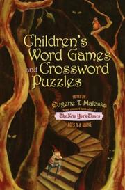 Cover of: Children's Word Games and Crossword Puzzles: Ages 9 and Up (Other)