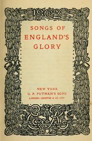 Songs of England's glory