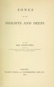 Cover of: Songs of the heights and deeps. by Roden Berkeley Wriothesley Noel