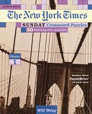 Cover of: New York Times Sunday Crossword Puzzles, Volume 1 (NY Times)
