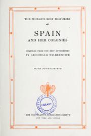 Cover of: Spain and her colonies