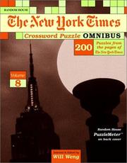 Cover of: New York Times Crossword Puzzle Omnibus, Volume 8 (NY Times)