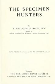 Cover of: specimen hunters