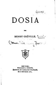 Cover of: Dosia