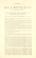 Cover of: Speech of Hon. H. Winter Davis, of Maryland, on the president's colonization and compensation scheme, delivered in the House of Representatives, Feb. 25, 1864.