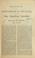 Cover of: Speech of George F. Hoar, at the state Republican convention of Massachusetts, Sept. 19, 1877.