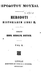 Cover of: Herodoti Historiarum libri IX. by Herodotus