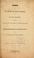 Cover of: Speech of Mr. Hayne, of South Carolina, on Mr. Foot's resolution, proposing an inquiry into the expediency of abolishing the office of surveyor general of public lands, and for discontinuing further sureveys, &c.