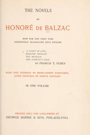 Cover of: A start in life. Madame Firmiani. The message. The atheist's mass. by Honoré de Balzac