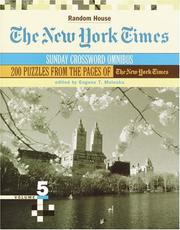 Cover of: New York Times Sunday Crossword Omnibus, Volume 5 (NY Times)