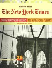 Cover of: New York Times Sunday Crossword Puzzles, Volume 25 (NY Times) by Will Shortz