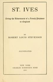 Cover of: St. Ives by Robert Louis Stevenson