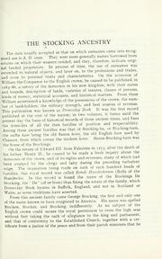 Cover of: Stocking ancestry: comprising the descendants of George Stocking, founder of the American family