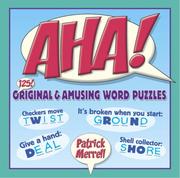 Cover of: AHA! by Patrick Merrell